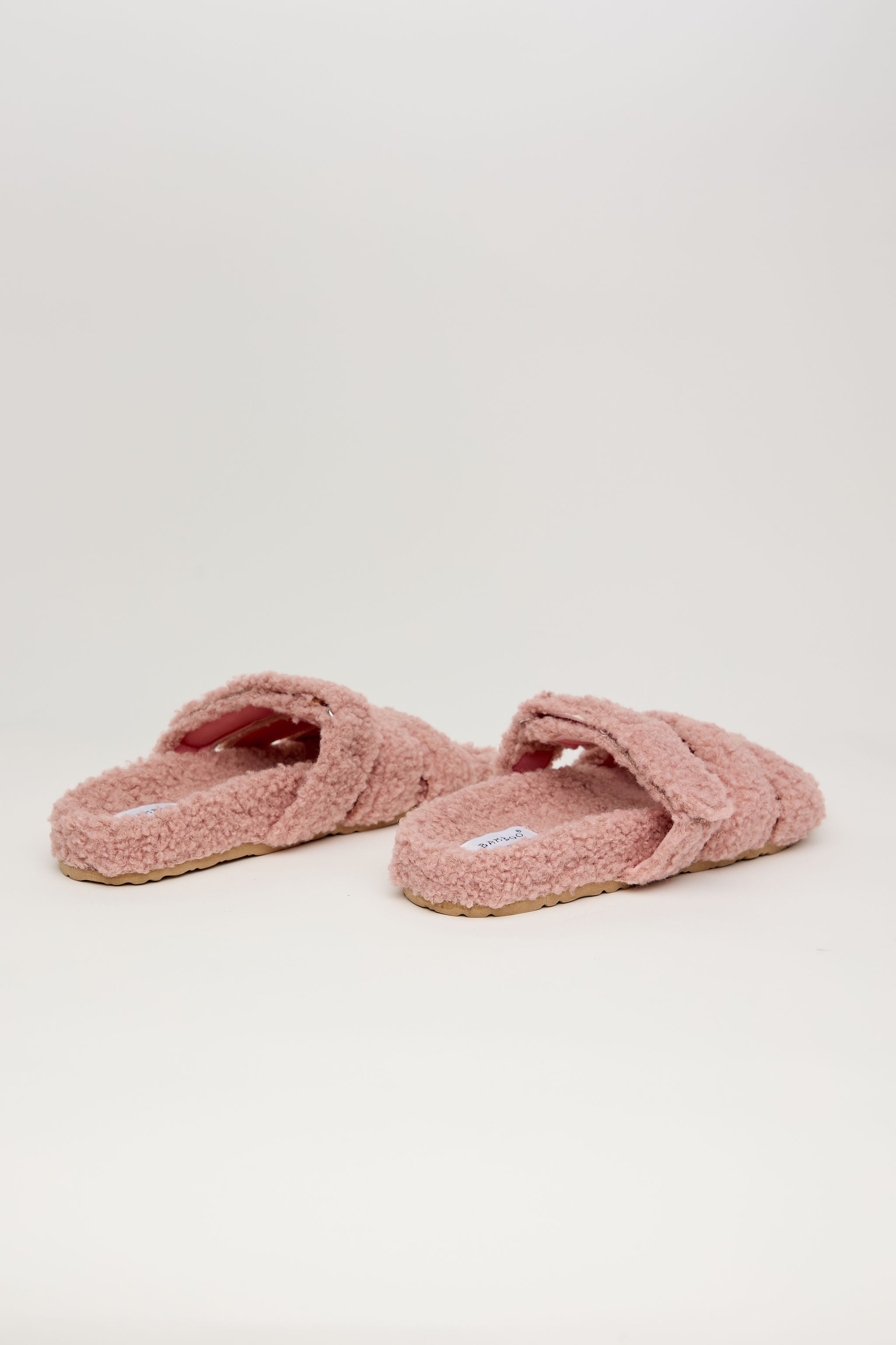 SOFT BLUSH – Sandalia Peluche Rosa
