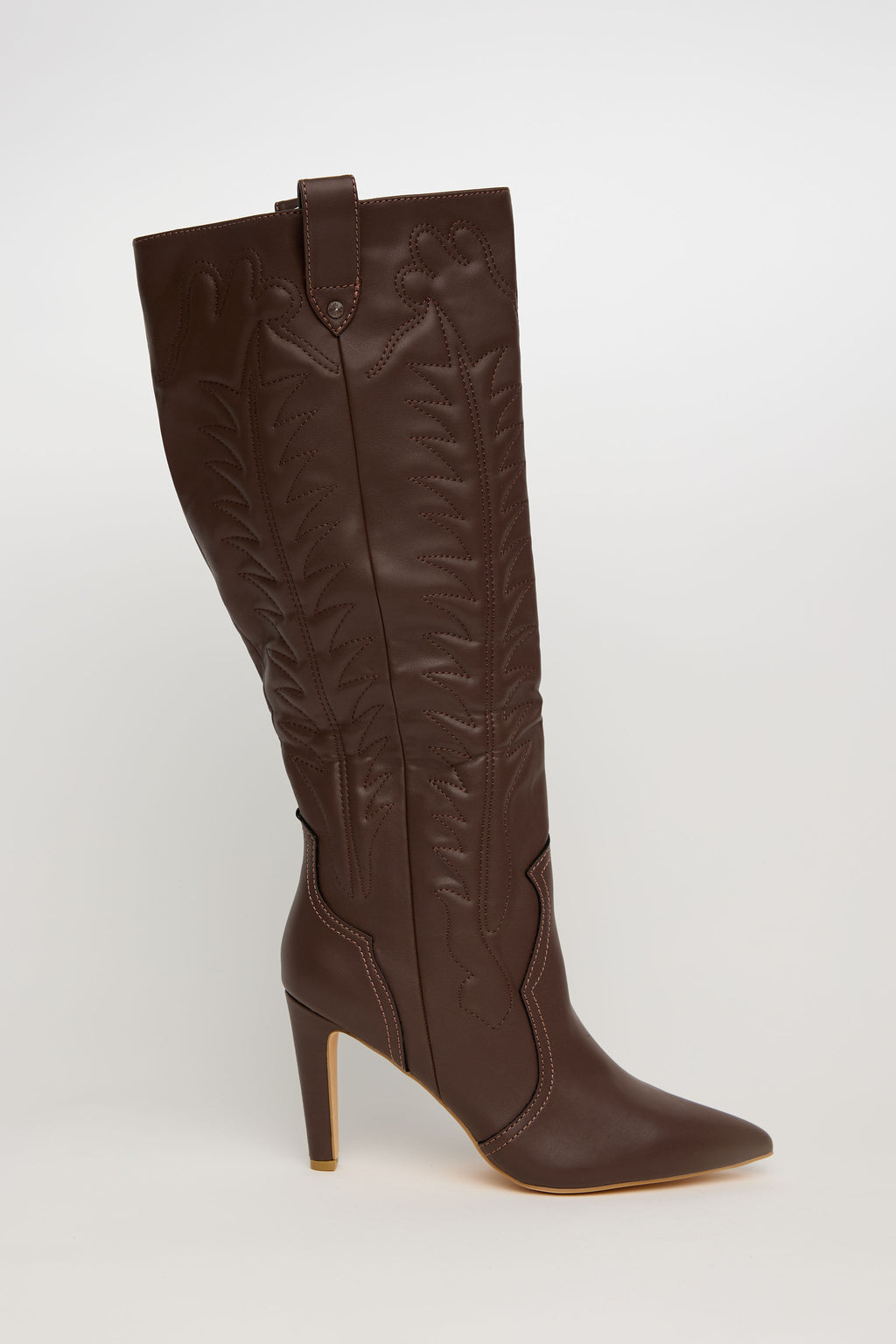 COWGIRL ICON – Bota Western Alta en Marrón