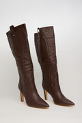 COWGIRL ICON – Bota Western Alta en Marrón